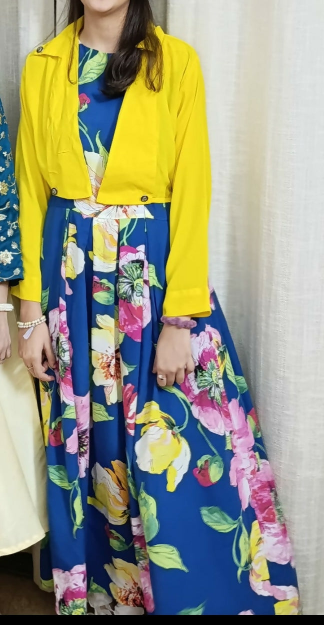 Maxi With Jacket | Women Frocks & Maxis | Medium | Worn Once