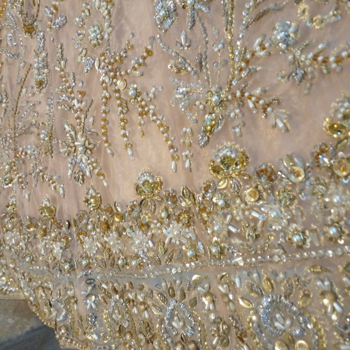 Walima Pink Maxi | Women Bridals | Medium | Worn Once