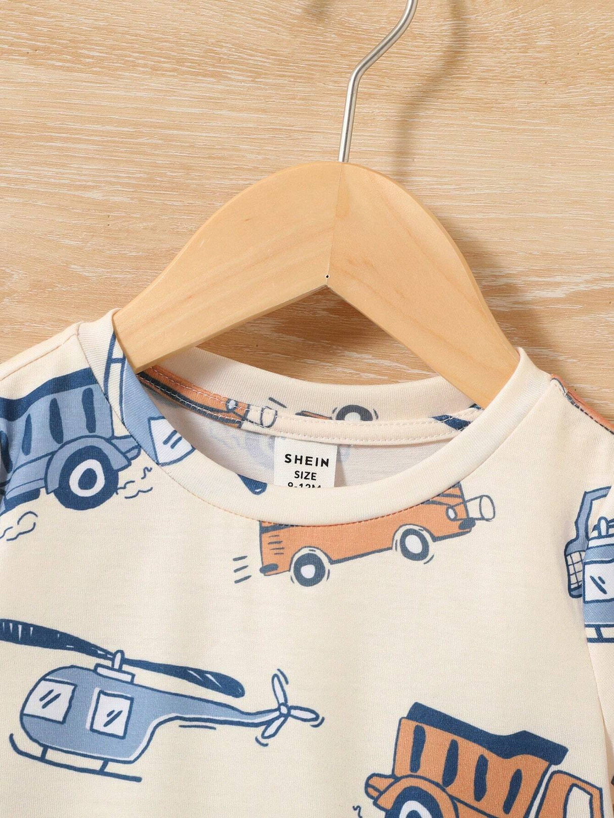 Buy SHEIN Baby Boy Casual & Comfortable Car Pattern Top in Pakistan