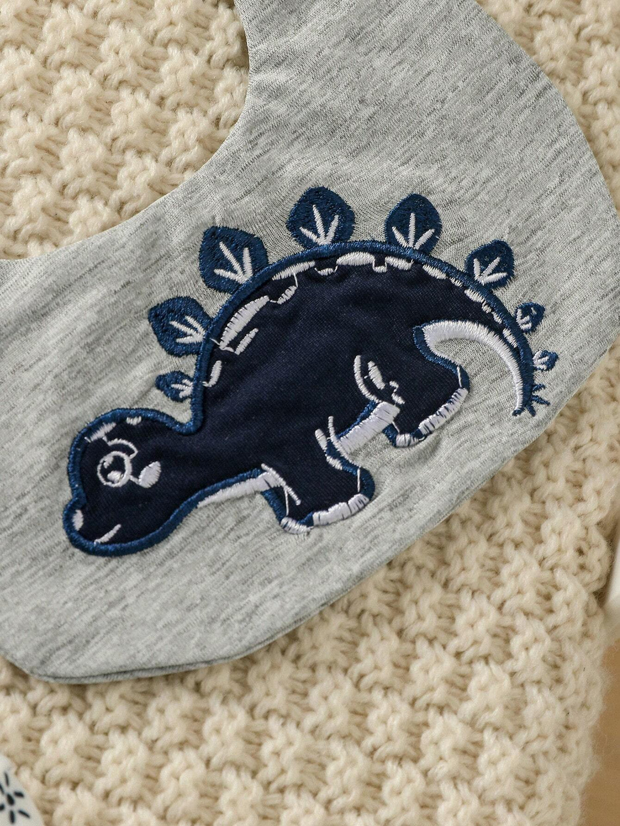 Buy SHEIN Baby Boys' Dinosaur Printed Romper And Solid Color Pants Set in Pakistan