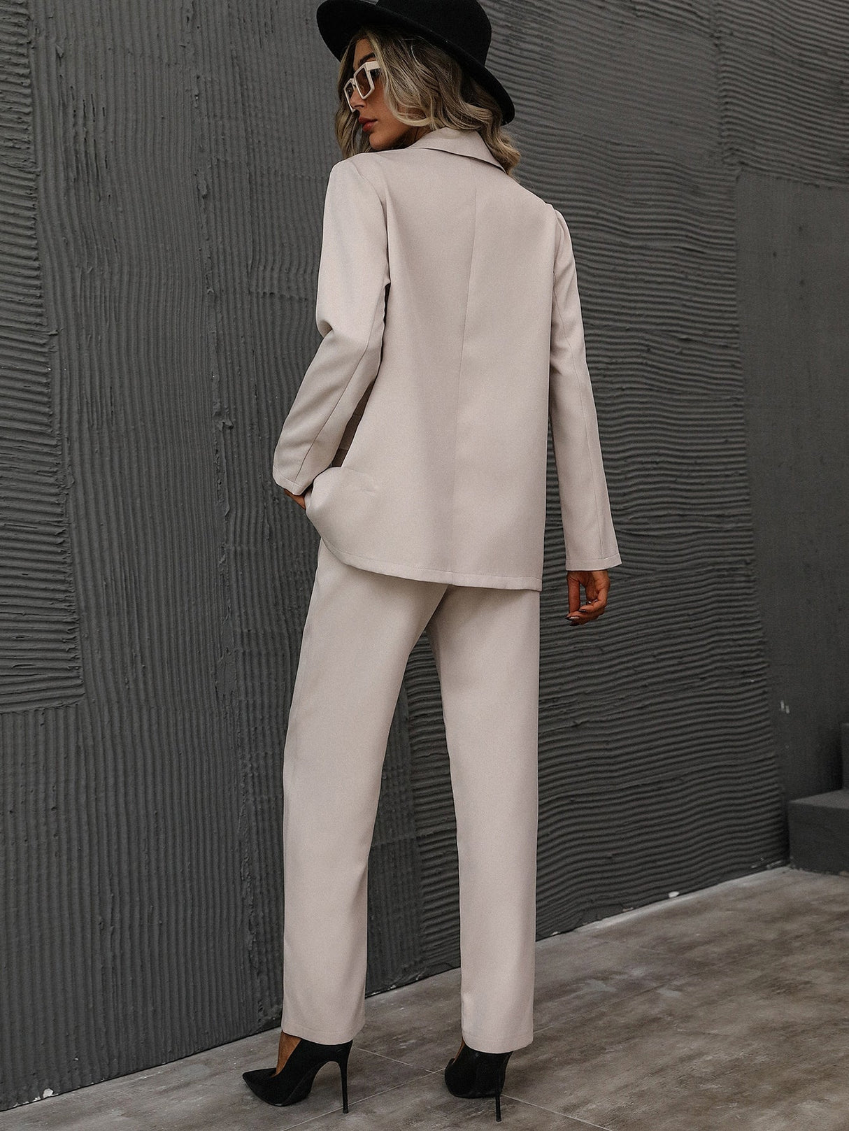 Buy SHEIN Single Button Lapel Collar Blazer (Only Blazer) in Pakistan