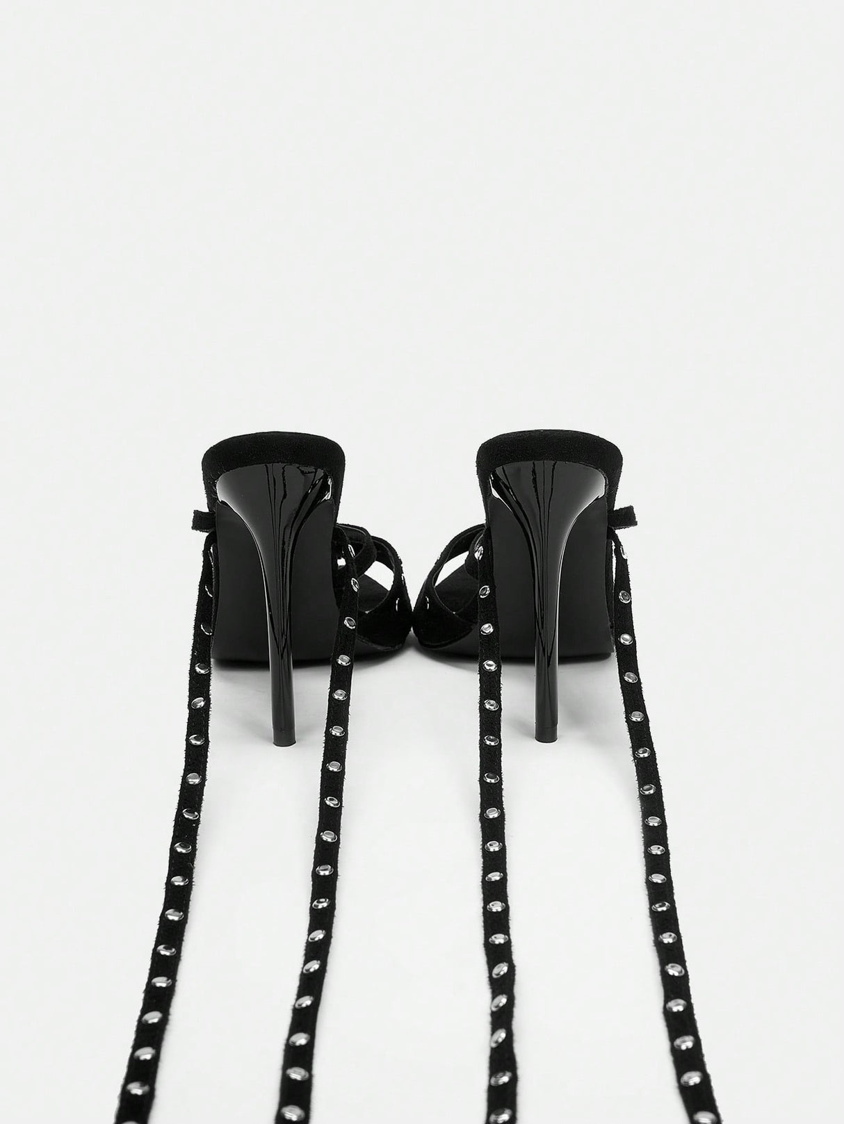 Buy SHEIN ICON Studded Strappy Stiletto High Heel Sandals With Open Toe in Pakistan