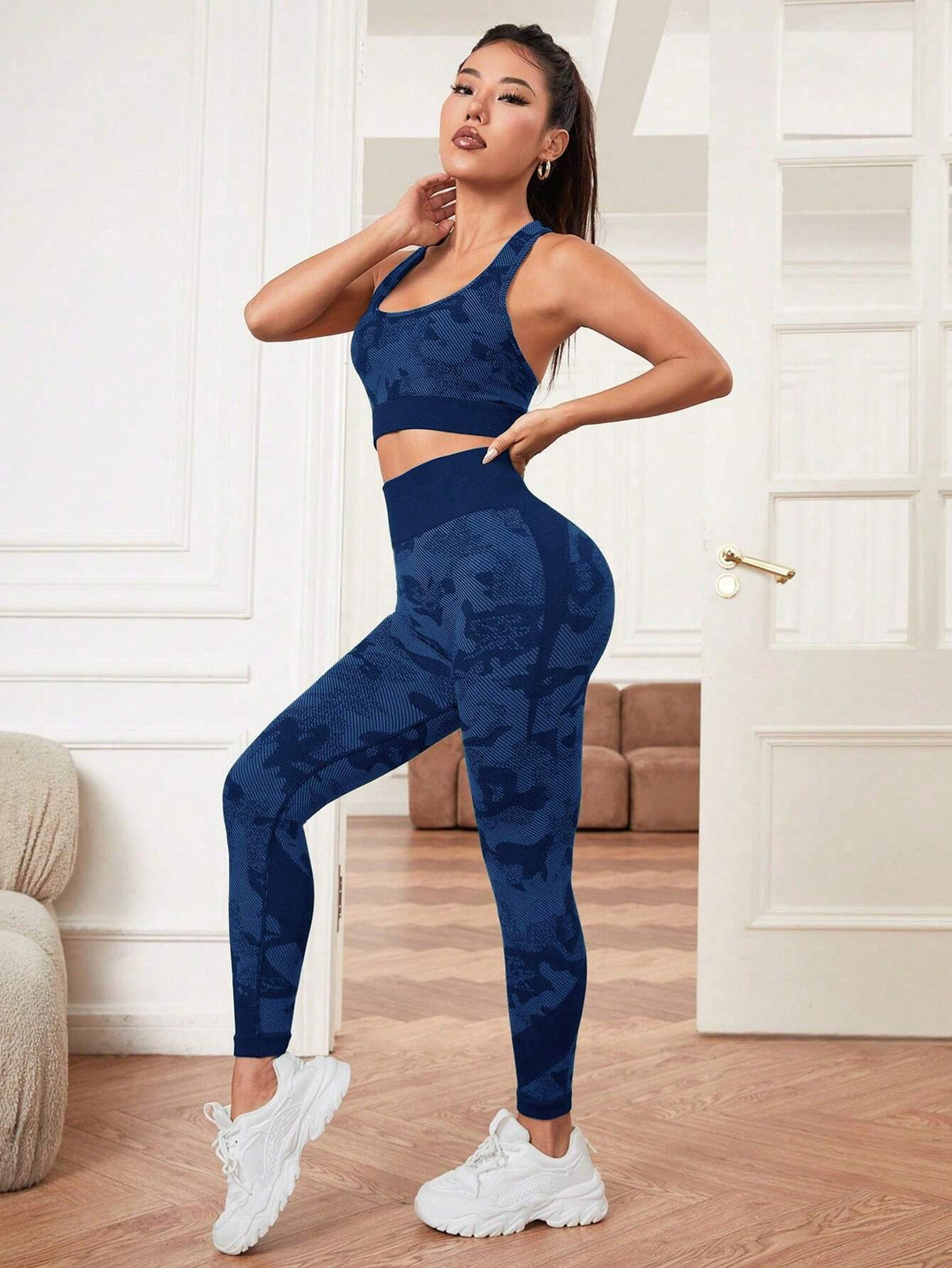 Buy SHEIN Yoga Basic Women Sportswear Set - High Waisted Stretchy Fitness Outfit in Pakistan
