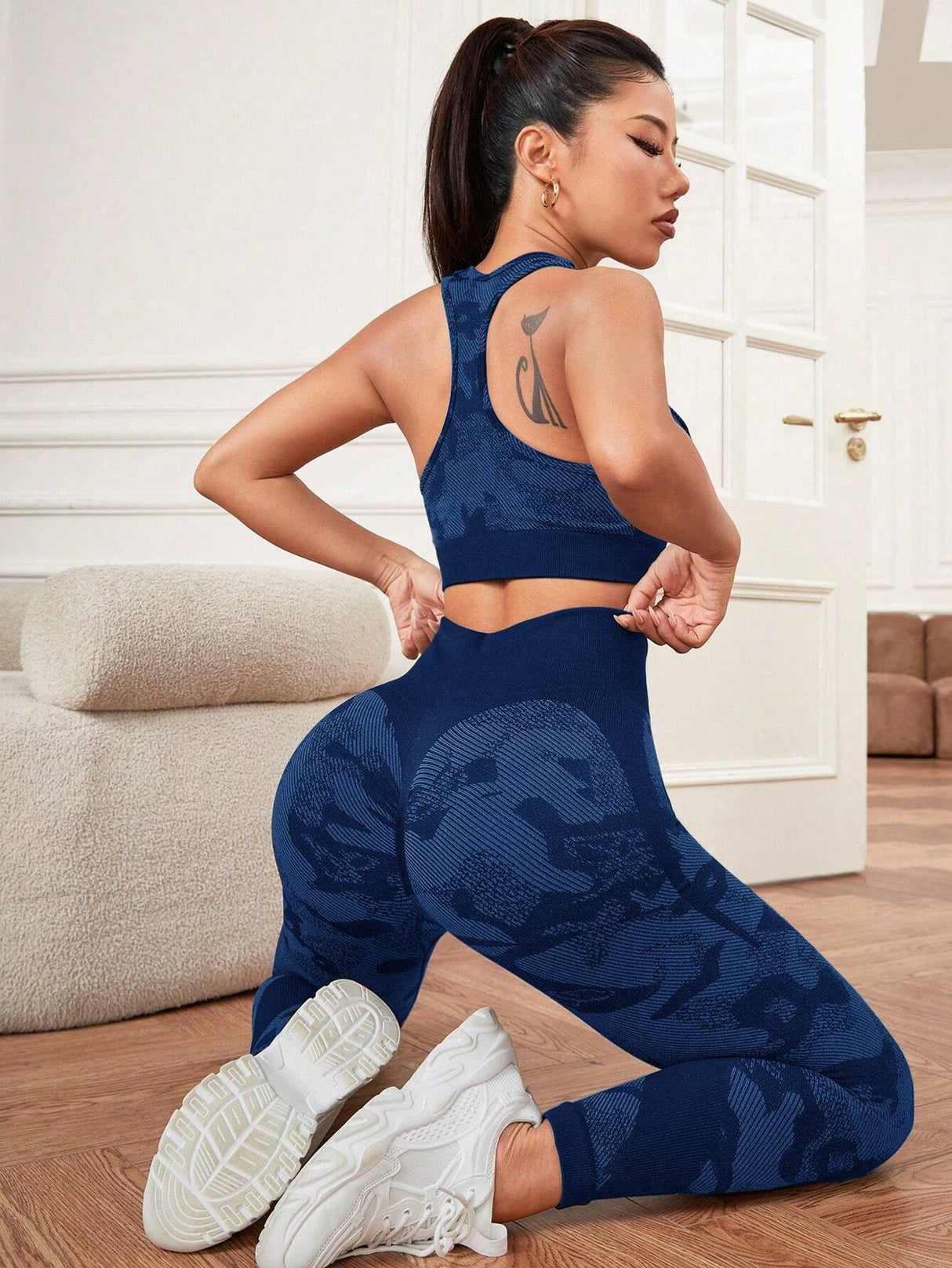 Buy SHEIN Yoga Basic Women Sportswear Set - High Waisted Stretchy Fitness Outfit in Pakistan