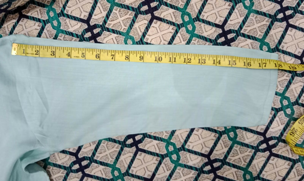 Ocean Blue Saree | Women Locally Made Formals | Sarees | Medium | Worn Once