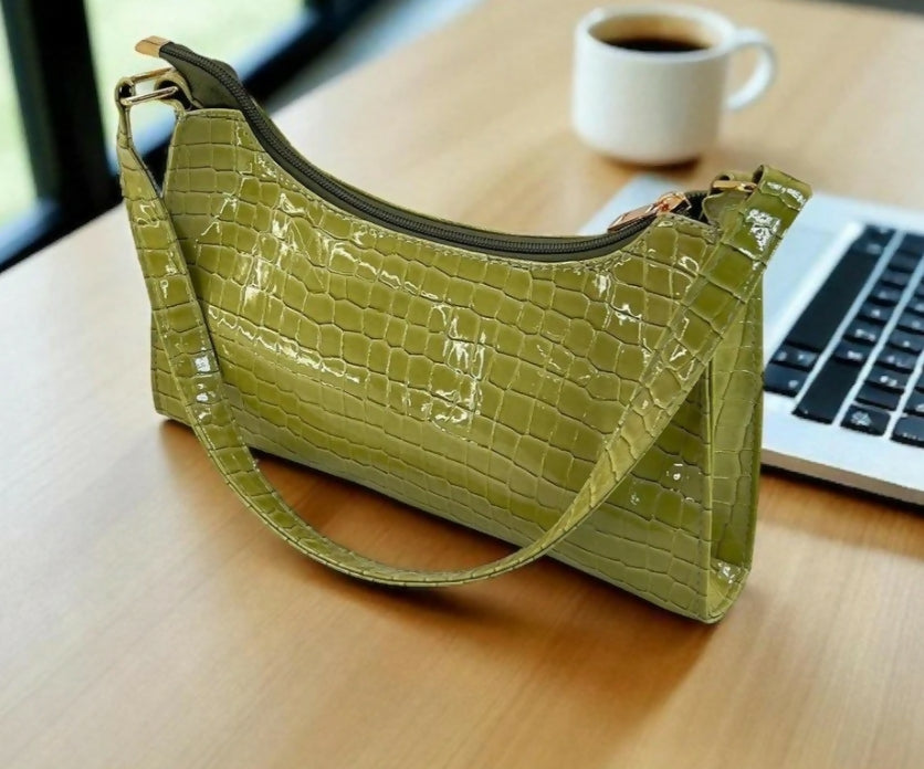 Crocodile pattern handbag for Women-(003-00014-00030-00031) | Women Bags | Brand New