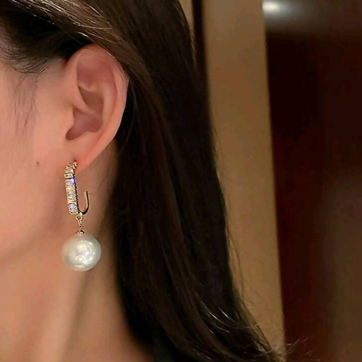 Shein | Rhinstone Faux Pearl Decor Earrings | Women Jewelry| Brand New