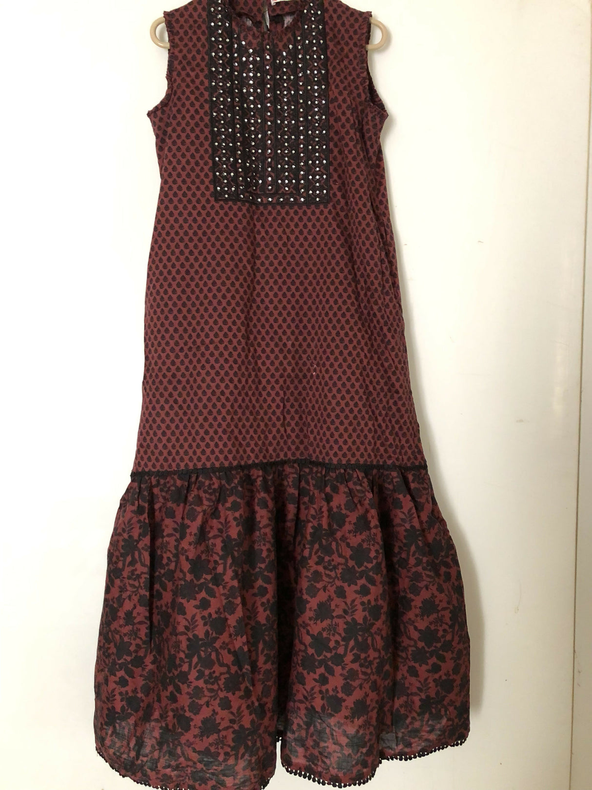 Khaadi | Frock with Mirror Work | Women Frocks & Maxis | Small | Worn Once