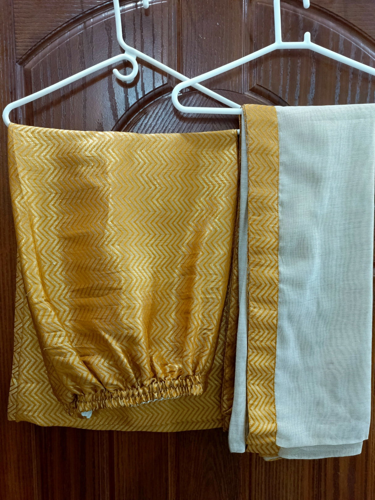 Fancy Cotton Net Dress | Women Locally Made Kurta | Medium to Large | Worn Once