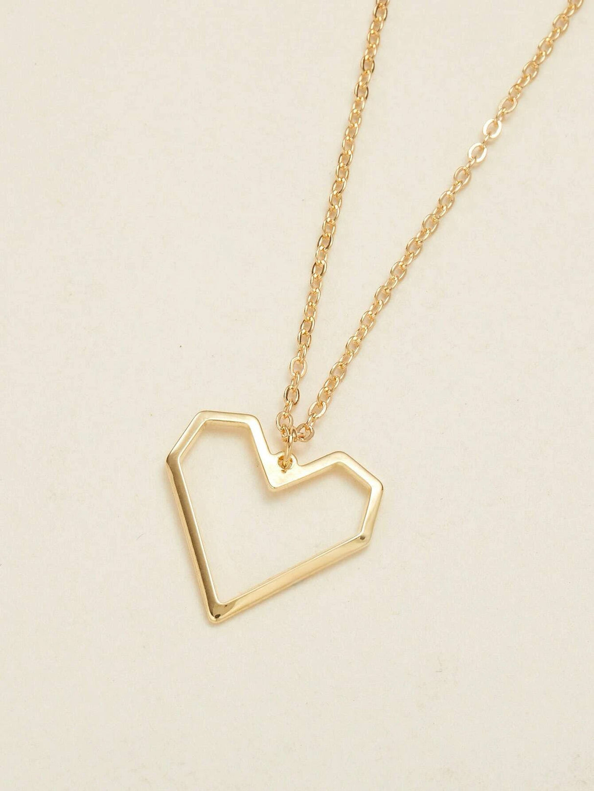 Buy Shein Heart Decor Necklace in Pakistan