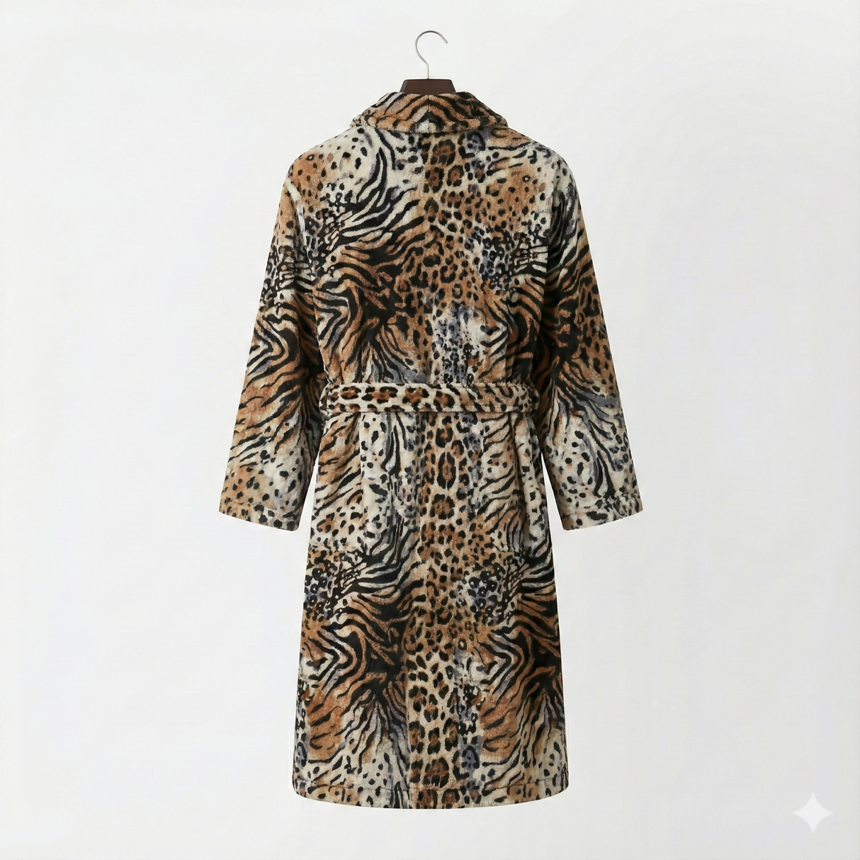Leopard Print Plush Bathrobe | Women Beauty | Bath & Body | Bath Towels | Medium | New