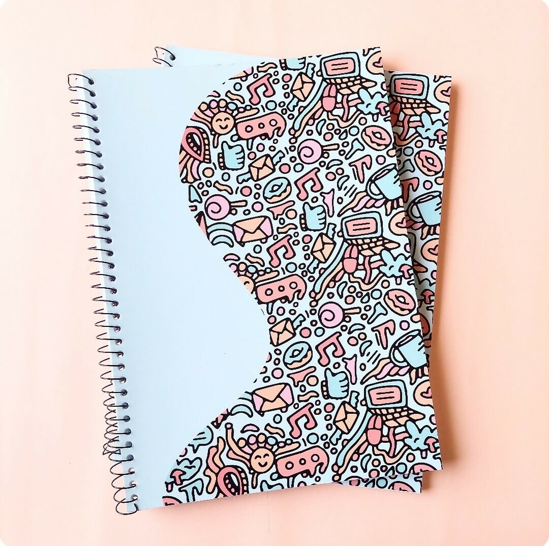 A4 Spiral Notebooks Lined Pages | For Your Home | Books | New
