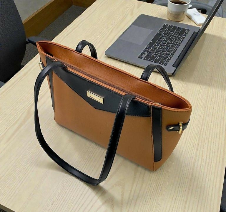 Verona Contrast Tote Bag (00067-00068) | Women Bags | Large | Brand New