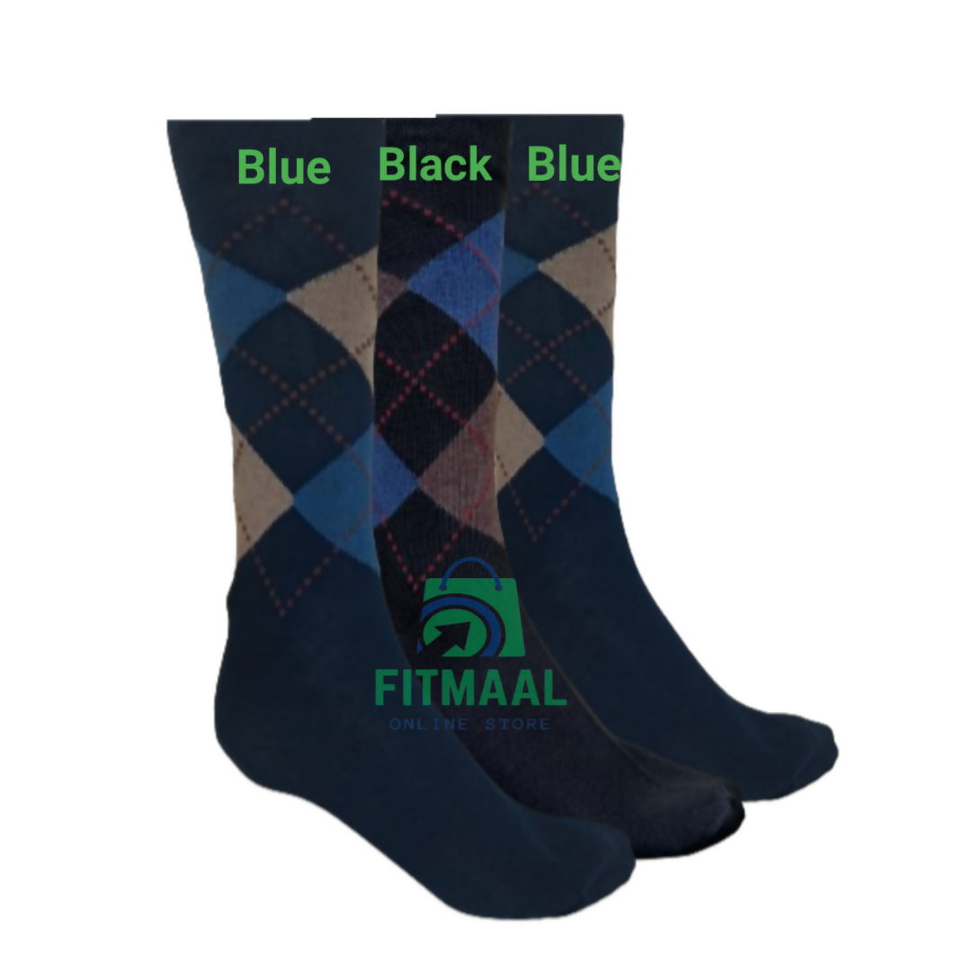 Summer Socks, Cotton Socks, Full length Cotton Socks for Men-| Men Activewear | Socks | Pack of 03 Pairs | Brand New