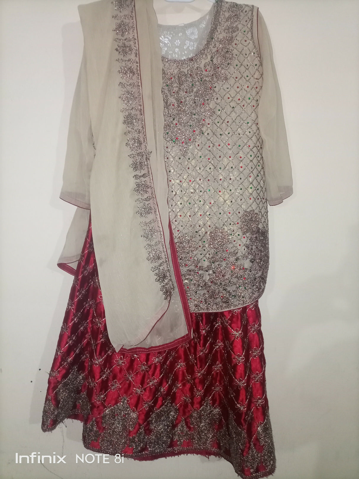 Girls Lehnga Suit | Girls Shalwar Kameez | Size : 26 | Worn Once
