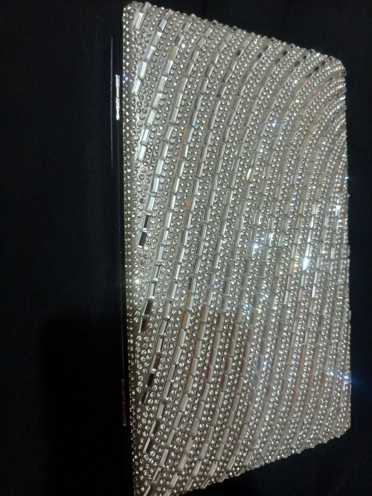 Bridal Fancy Silver Clutch | Women Bags | Size: 10x5 | New