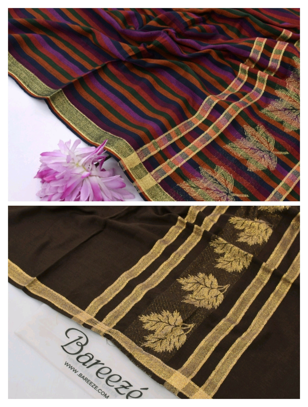 Pack of 2 Shawls | Pashmina Wool ShawlS | Women Sweaters & Jackets | Size: 2.5 x 1.25 Yards | New