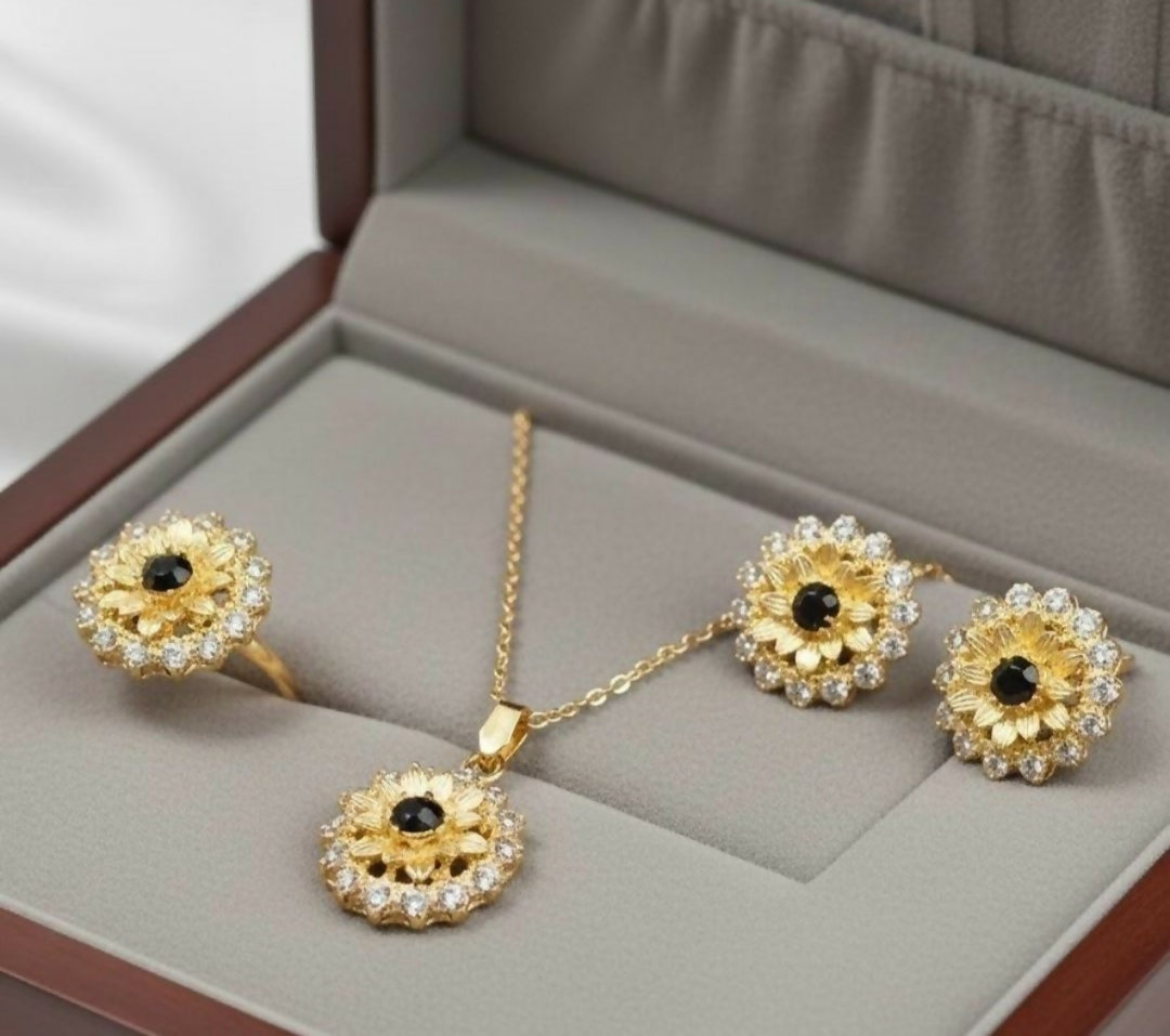 Flower Pendant Set-00266 | Women Jewelry | Necklaces & Pendants | Brand New