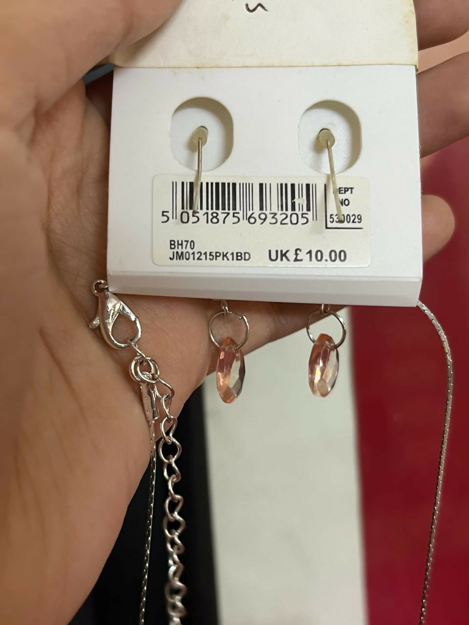 CLASSICS (UK Imported) | Necklace Set with pearls Earrings | Women Jewelry | New