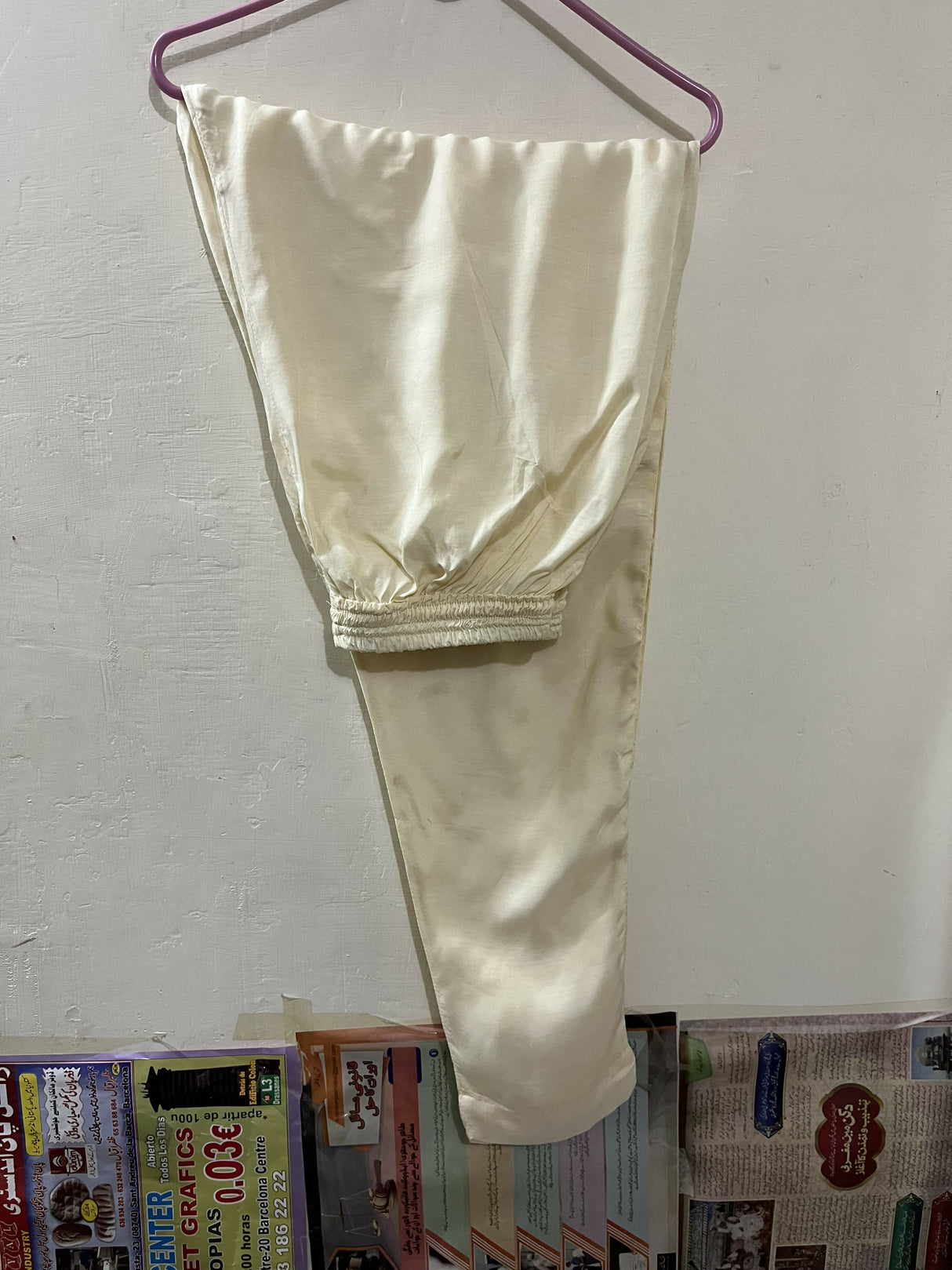 Shaposh | Off White Fully Embroidered 3-PC | Women Branded Formals | Large | New