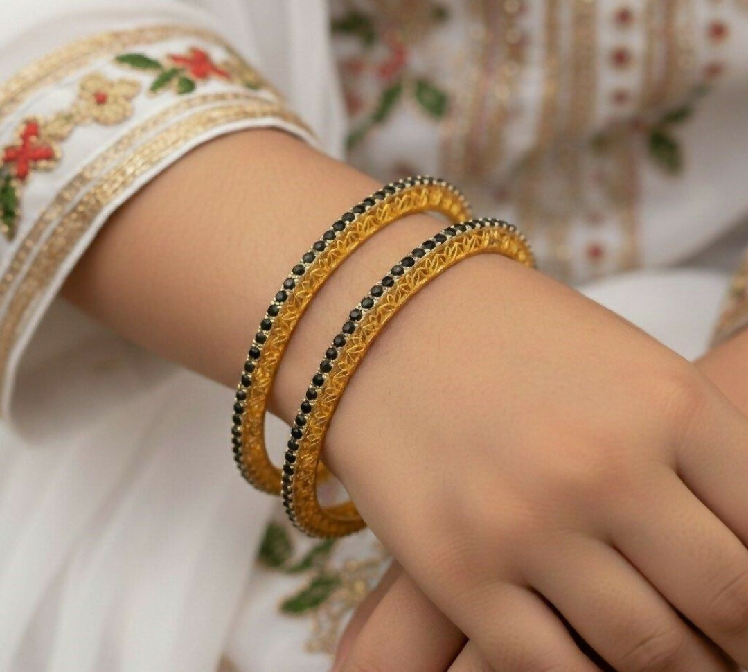 Pearl Flower Bangle Set-00204 | Women Jewelry | Bangles/Bracelets | Brand New