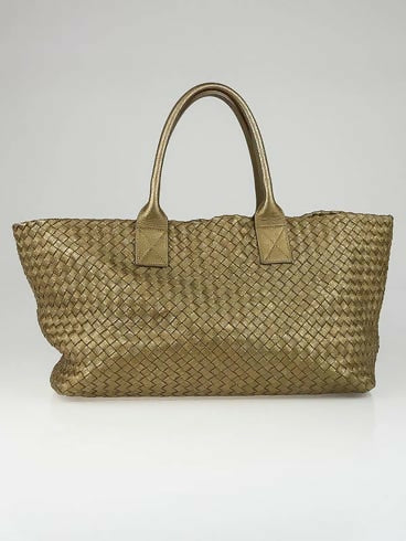 Golden Tote Bags | Women Bags | Shoulder & Tote Bags | Large | Preloved