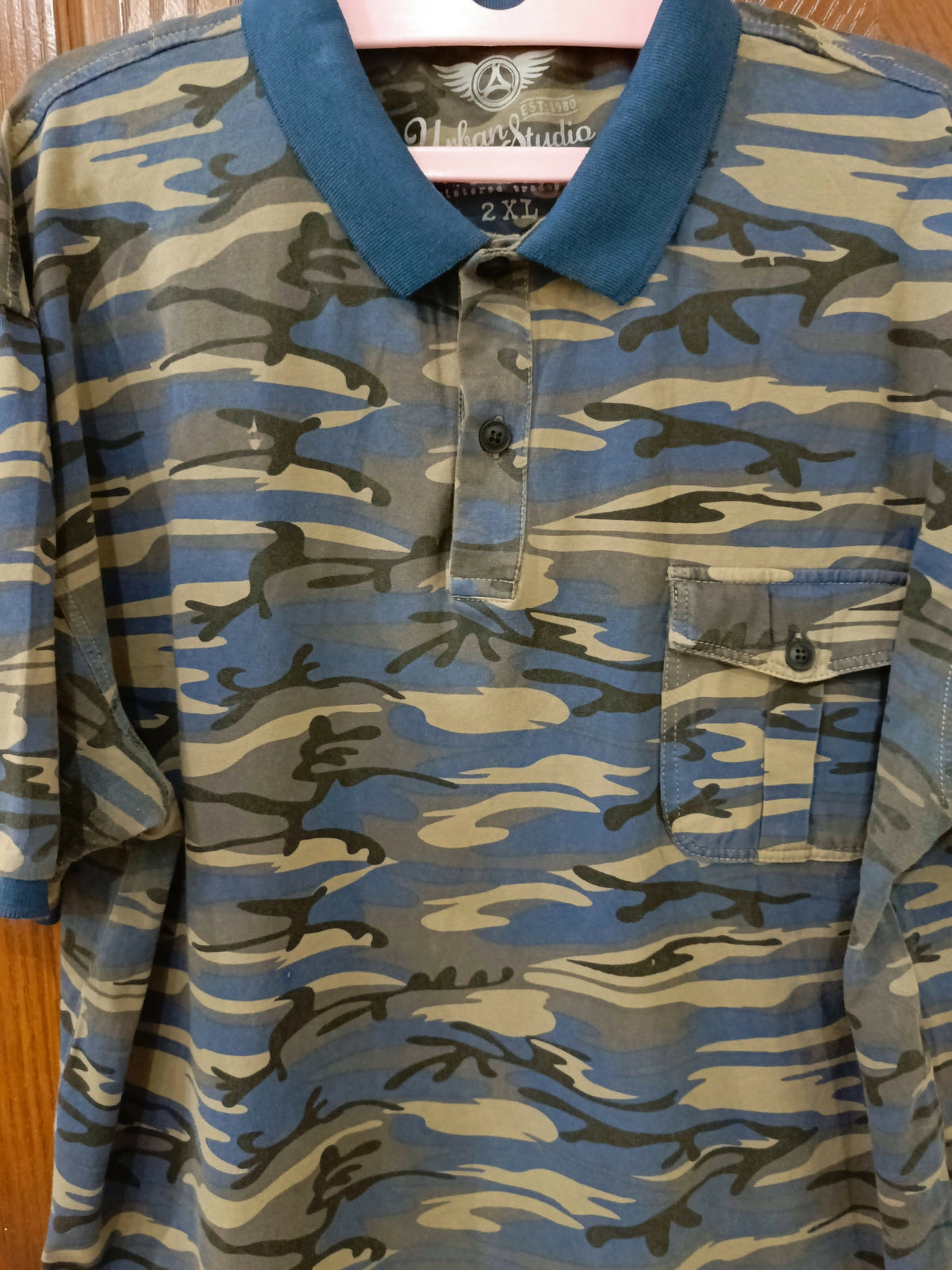 Urban Studio | Men Shirts & Tops | Blue & Grey | XLarge | Preloved