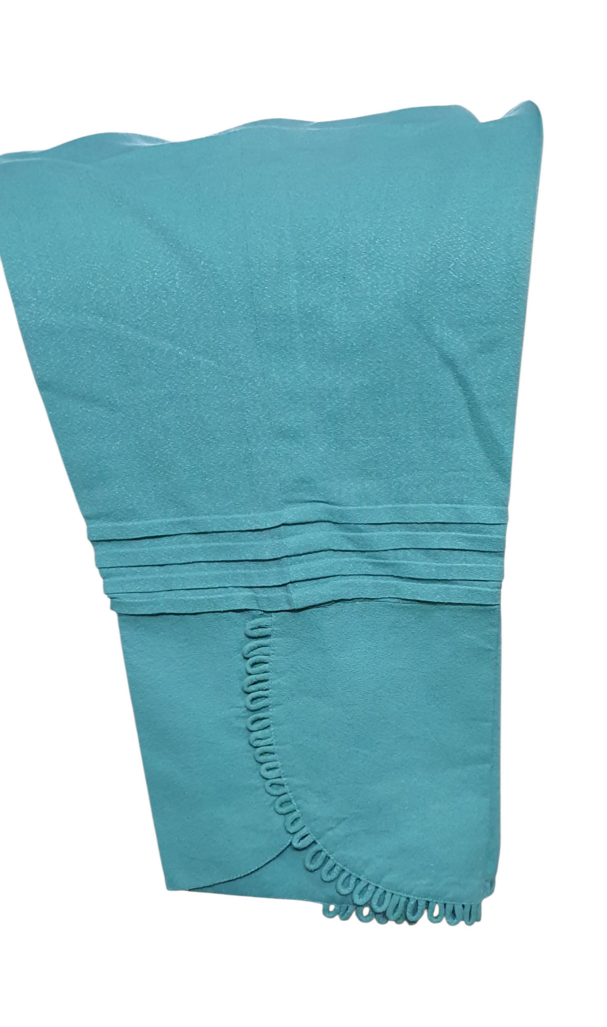 Bareeze |Turquoise Lawn Karandi Shirt Trouser | Women Branded Shirt Trouser | Size Medium | Worn Once