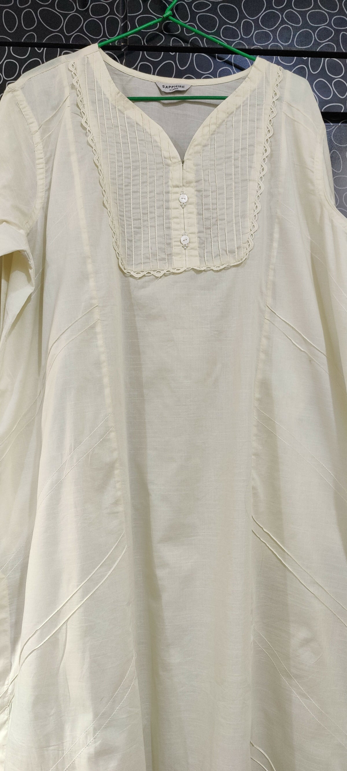 Sapphire | Women Branded Kurta | Light Yellow | XLarge | New