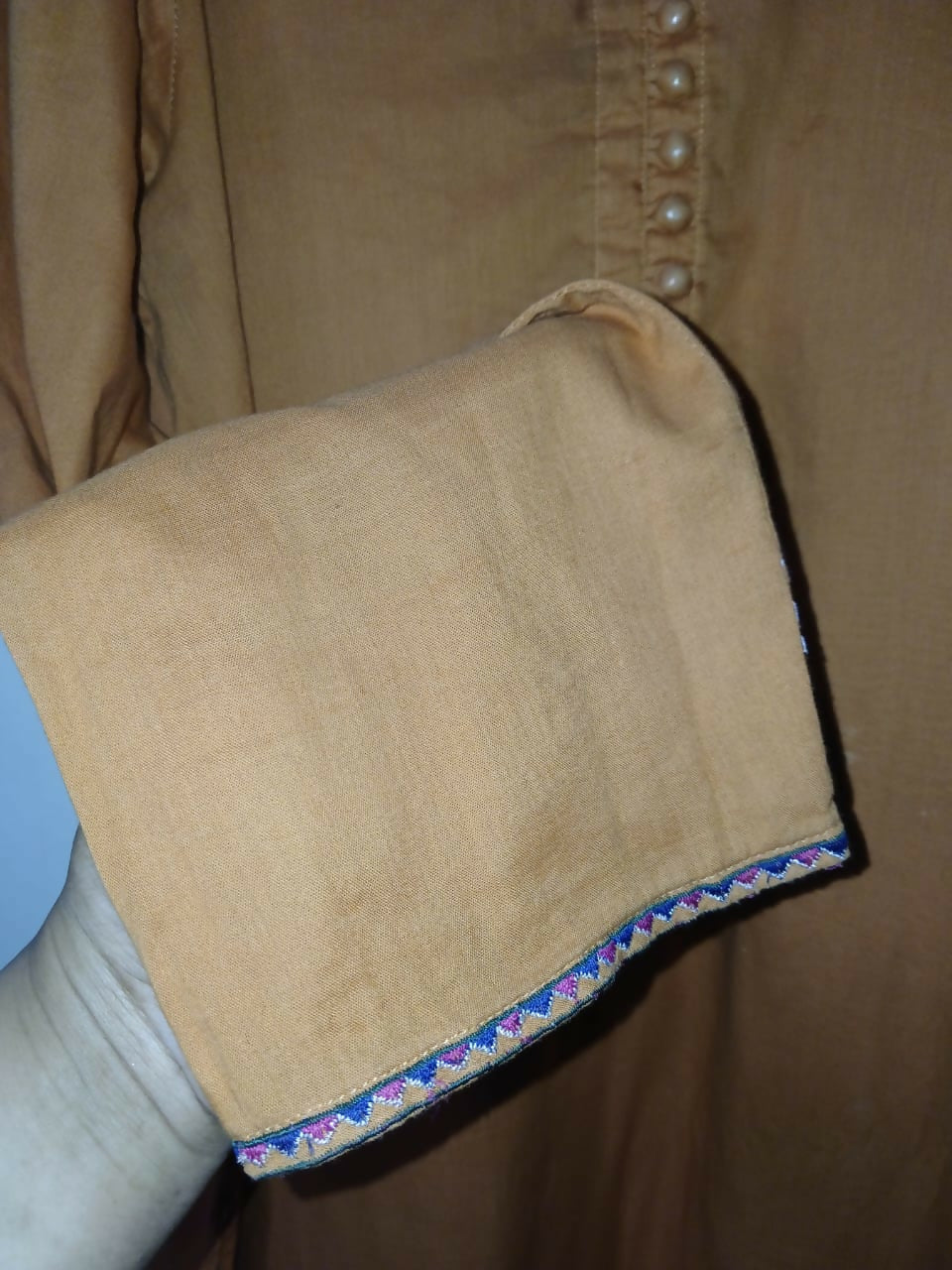 Ego | Women Branded Kurta | Large | Orange | Preloved
