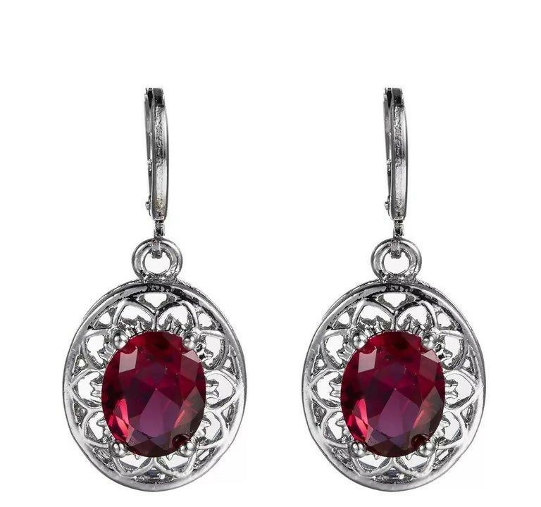 Oval Flower Pendant Set-00743 | Women Jewelry | Necklaces & Pendants | Casual jewelry sets | Brand New