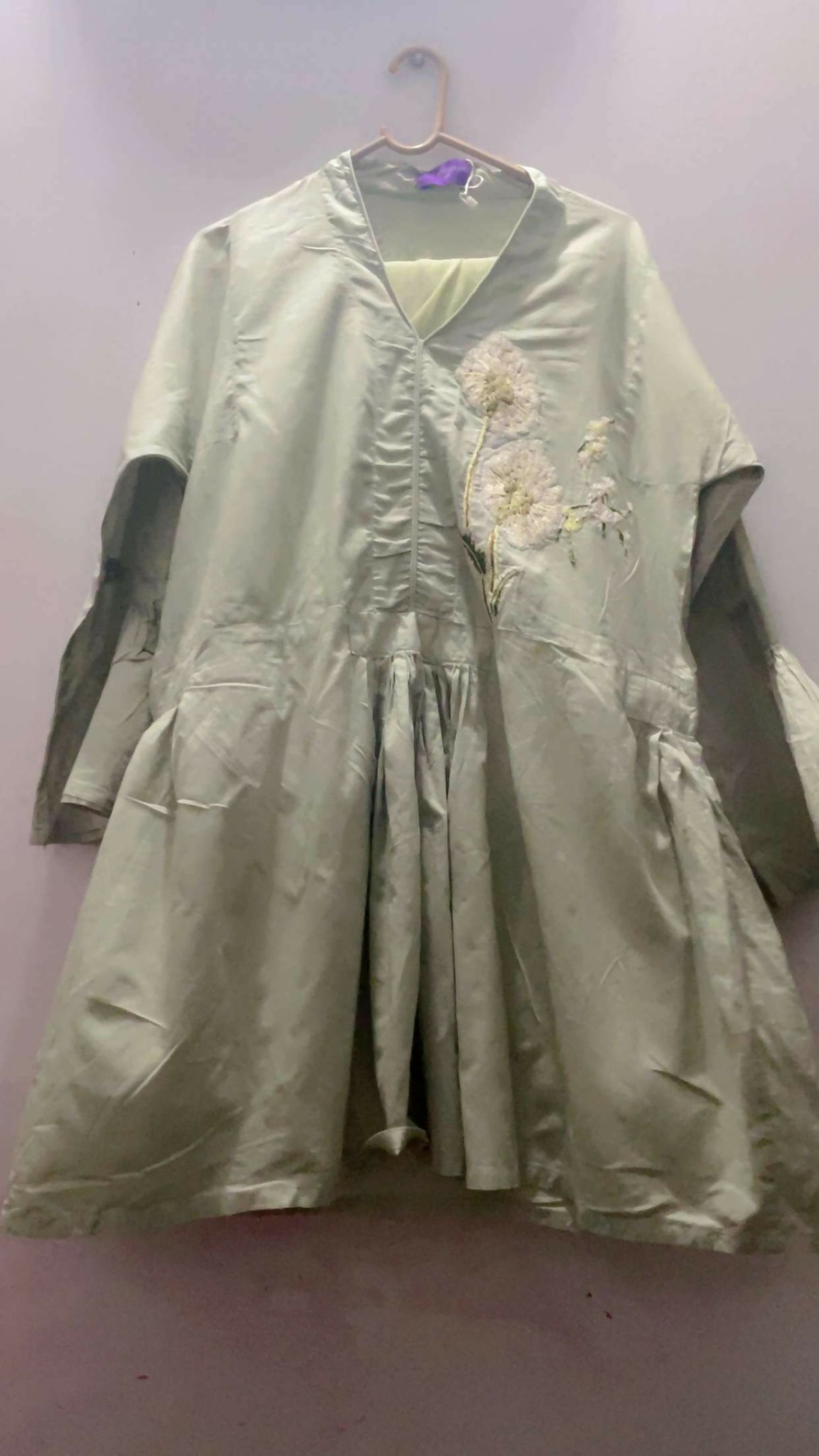 Sana Safinaz | Women Branded Kurta | Large | Green | Preloved