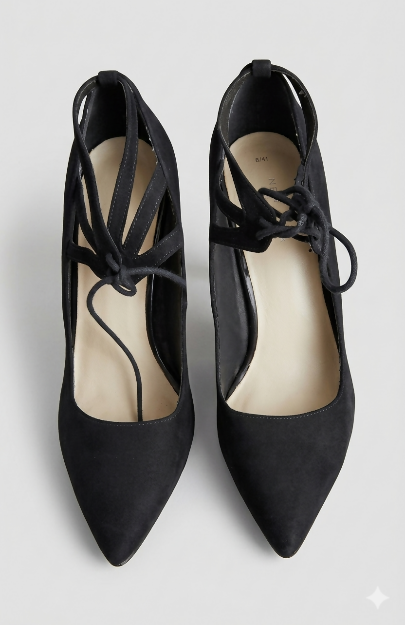 Navy Blue Heels | Women Shoes | Heels | Size: 41 | Worn Once