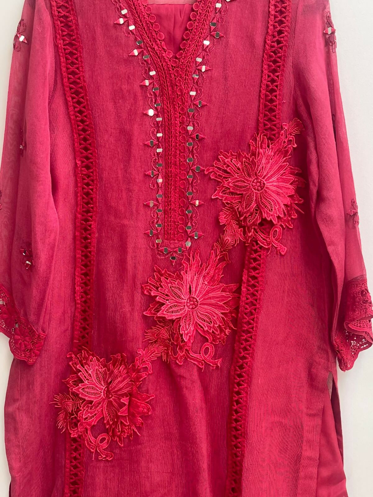 Pink Kurta| Women Locally Made Formals | Medium | Preloved