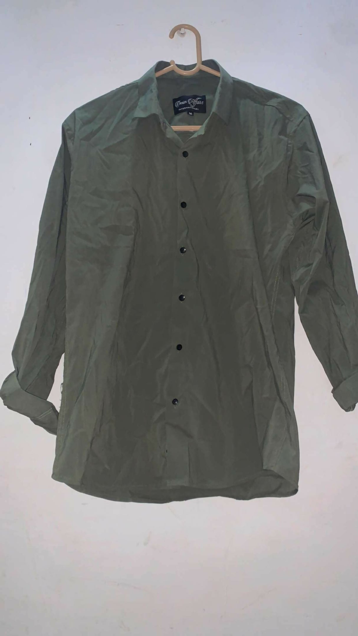 Brown Button Shirt | Women Tops & Shirts | Medium | Preloved