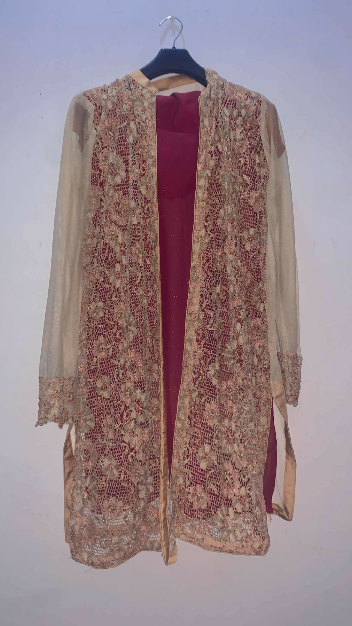 3 piece Maroon Formals| Women Locally Made Formals | Small | Preloved