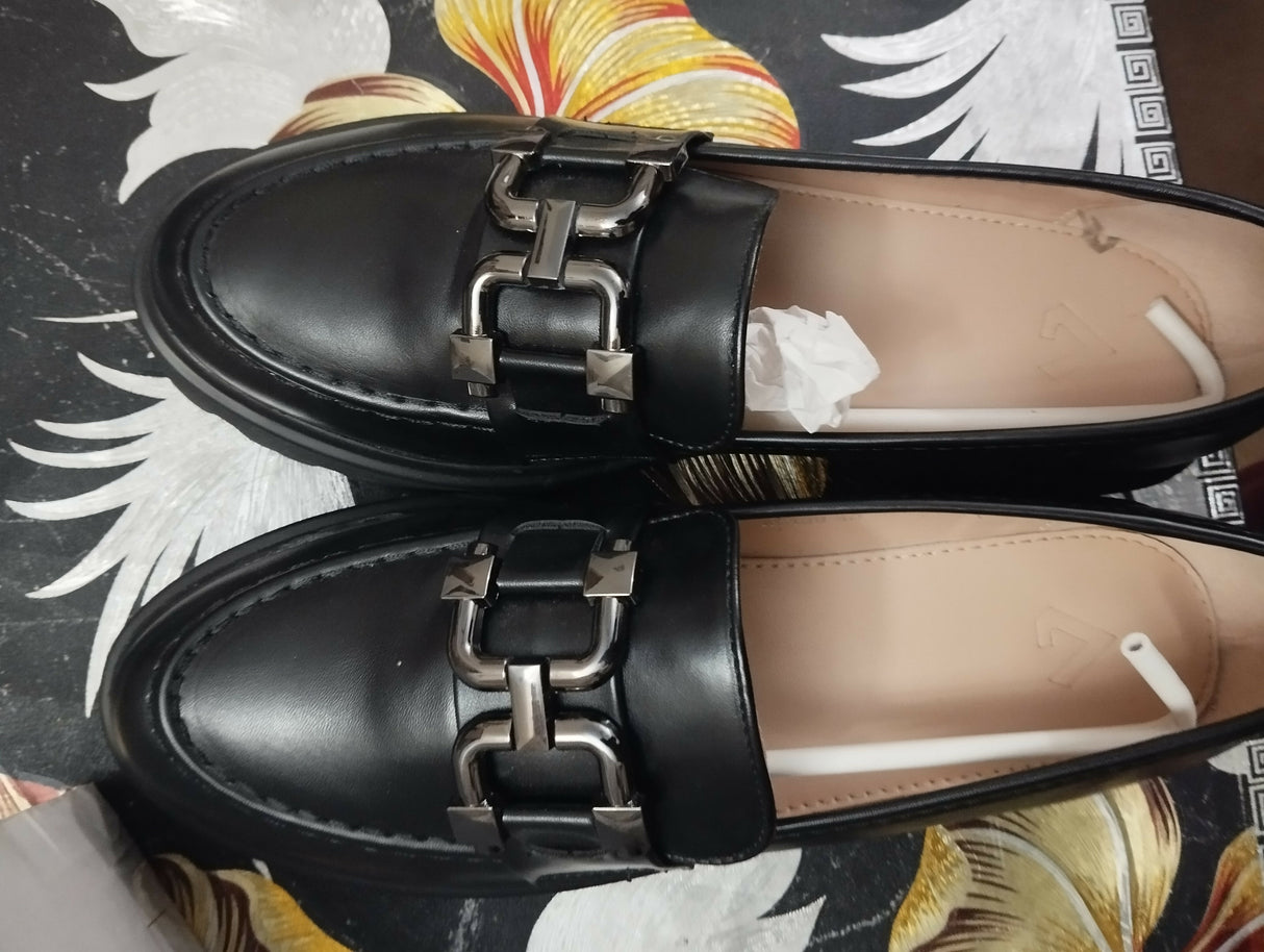 Almas | Black Loafers | Women Shoes | Casual Shoes | Size:41 | Brand New