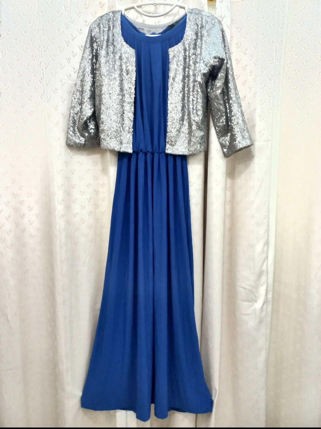 Silk Dress & Sequence Top | Women Frocks & Maxis | Medium | Worn Once