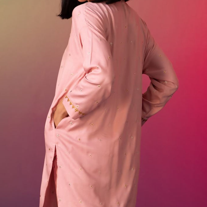 Khaadi | Pink 2 pc | Women Branded Kurta | Large | New