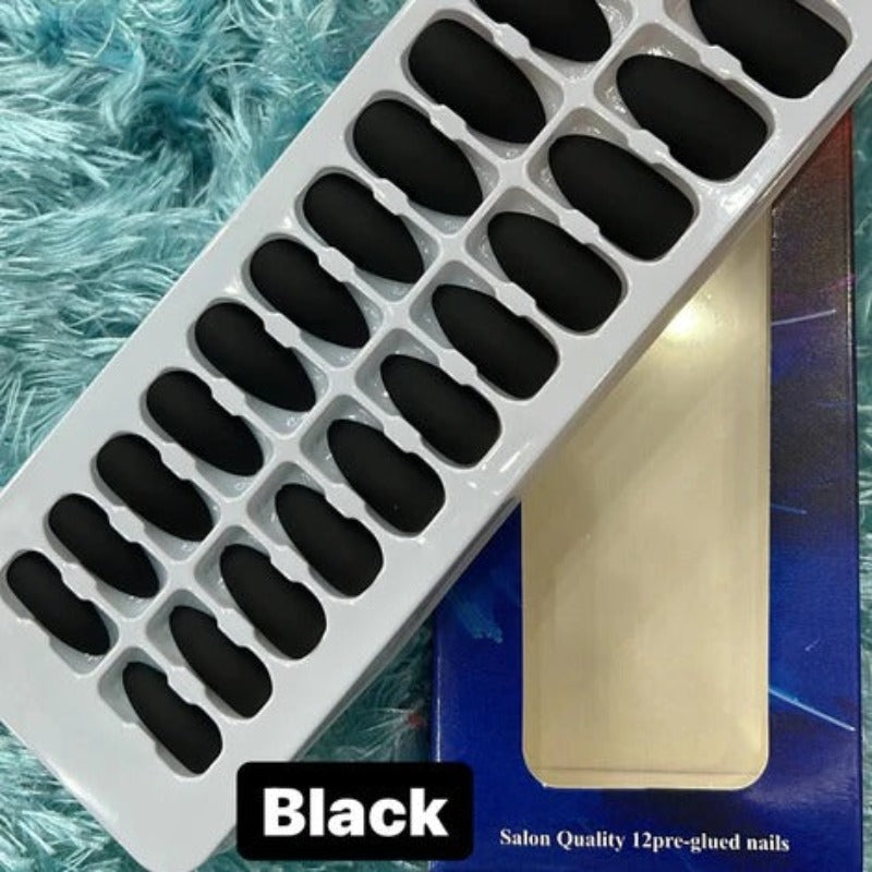 Buy Miss Rose Matte Stick On Nails in Pakistan