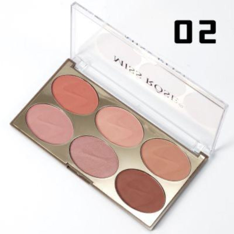 Buy Miss Rose 6 color blush (new) in Pakistan