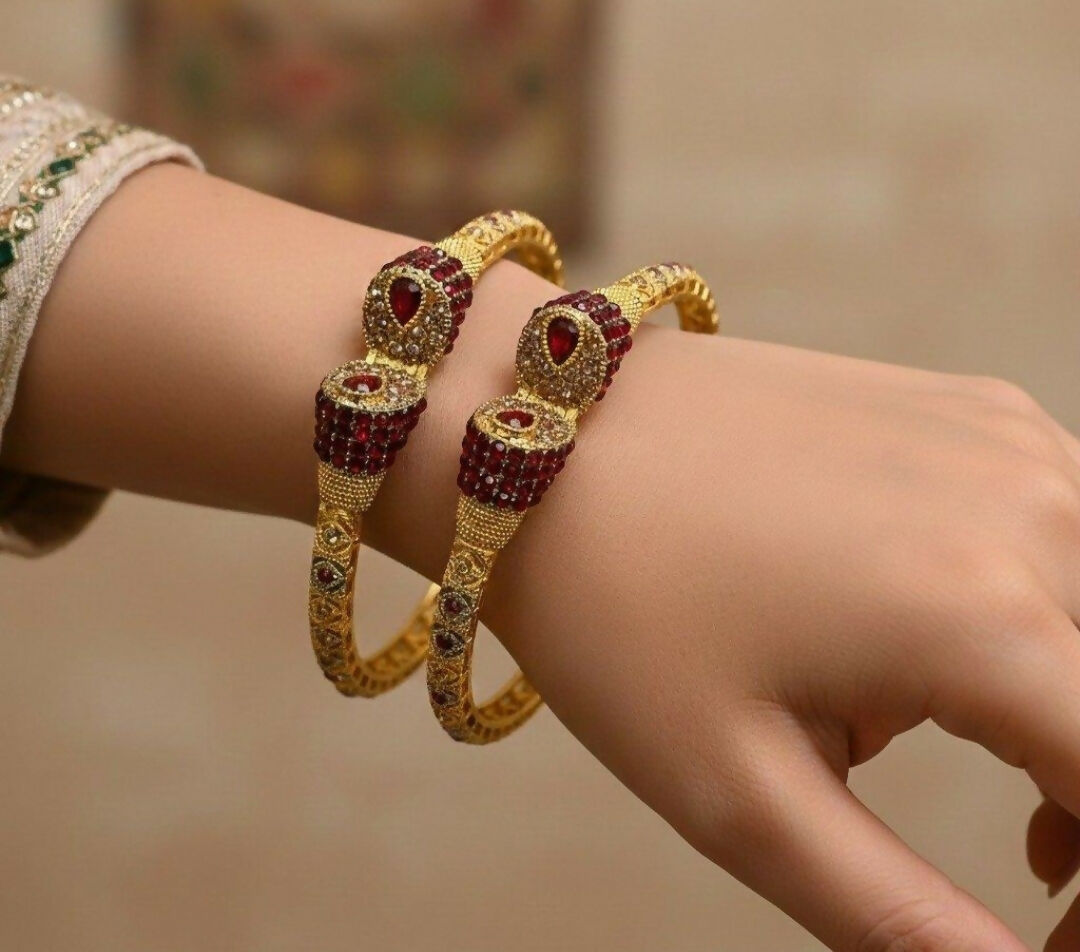 Tear Stone Bangle Set-00207 | Women Jewelry | Bangles/Bracelets | Brand New