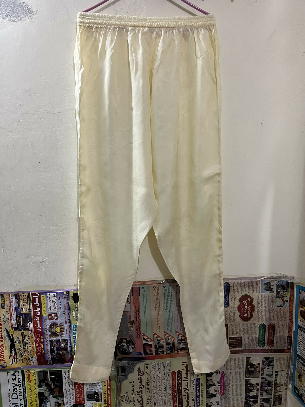 Shaposh | Off White Fully Embroidered 3-PC | Women Branded Formals | Large | New