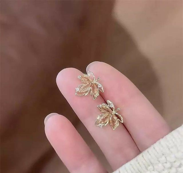 Leaf Tops Pair-01085 | Women Jewelry | Earrings | Brand New