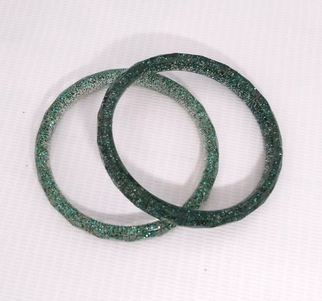 Green Resin Bangles | Women Jewelry | New
