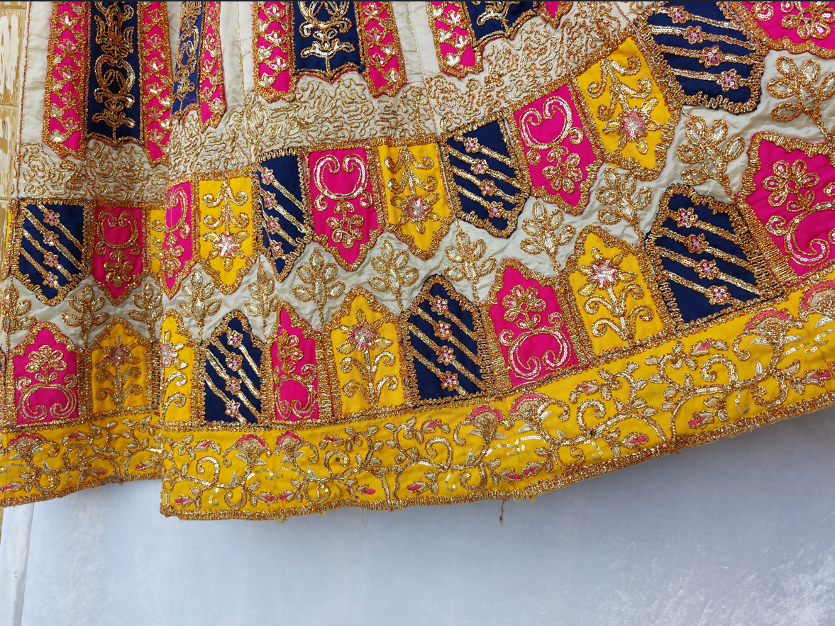 Pink & Ivory Embroidered Lehnga | Women Bridals | Ghararas, Shararas & Lehngas | Medium | Worn Once