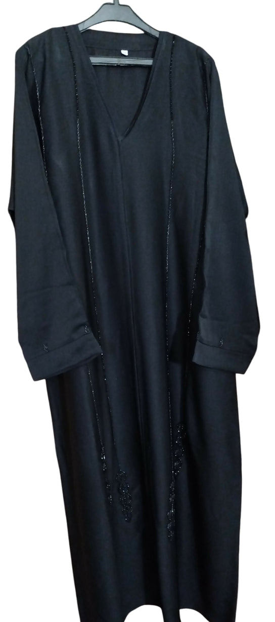 Imported Beautiful Handwork Black Abaya | Women Accessories | Large | New