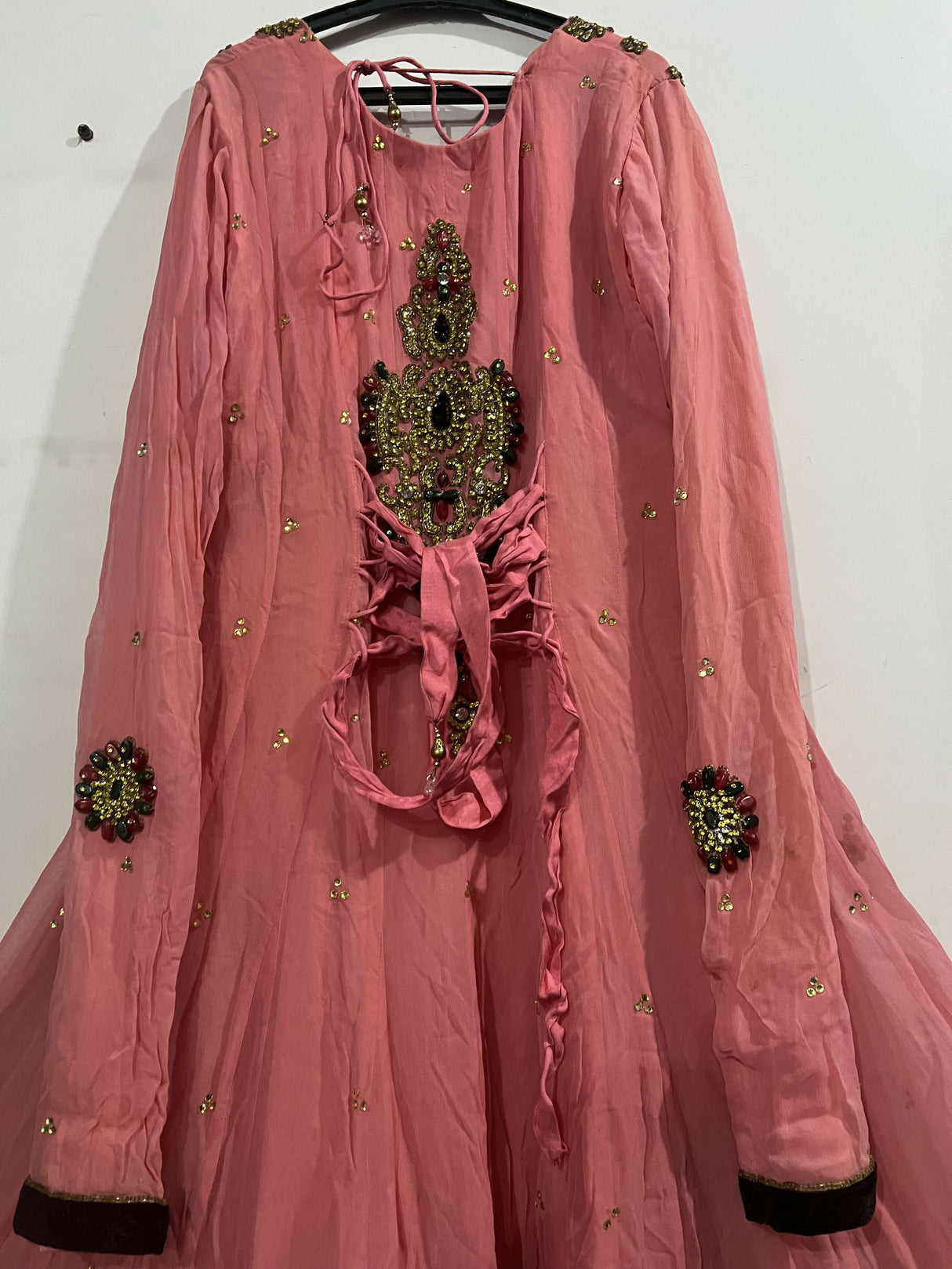 Beautiful Fancy Pink Maxi | Women Frocks & Maxis | Medium | Preloved