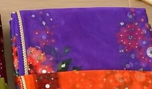 Organza Mirror Dupattas | Women Accessories | Duppata | Large | Brand New