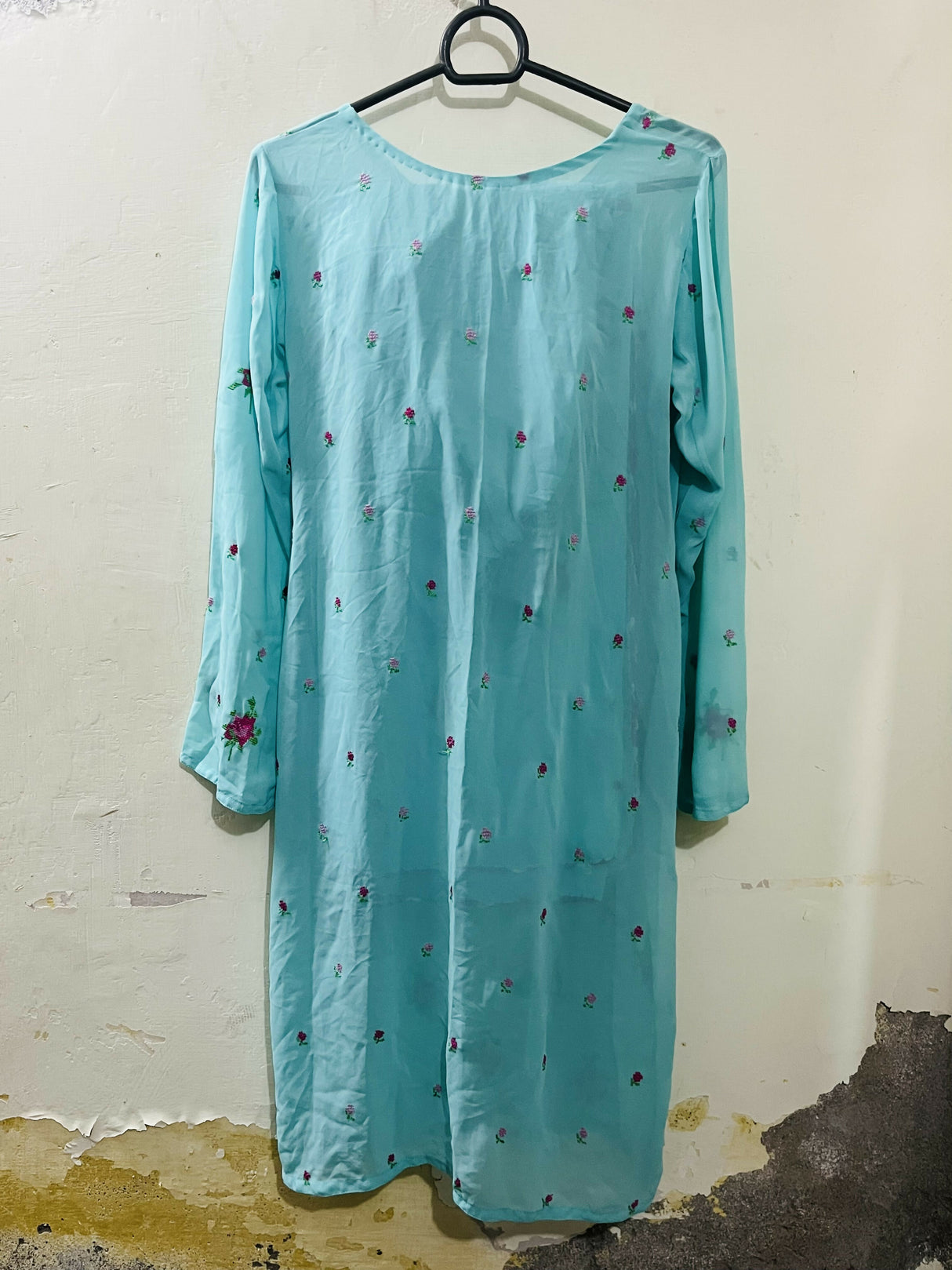 Saleem Fabrics | Women Branded Formals| Blue | Medium | Preloved
